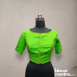 Light Green | flowery hair Embroidery Glass Sleeve