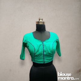  Green | Sea Horse Embroidery Glass Sleeve