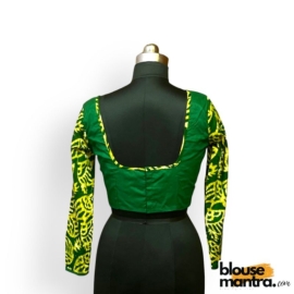  Green Batic | Green popling On Body Full Sleeve