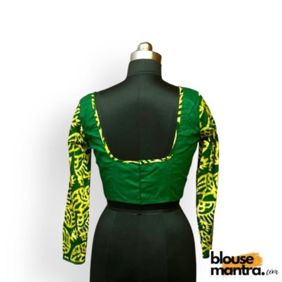  Green Batic | Green popling On Body Full Sleeve