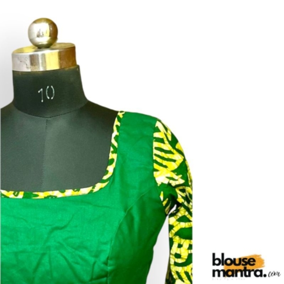  Green Batic | Green popling On Body Full Sleeve
