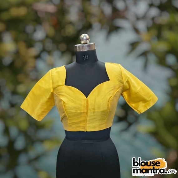  Lime Yellow Raw Silk Glass Sleeve