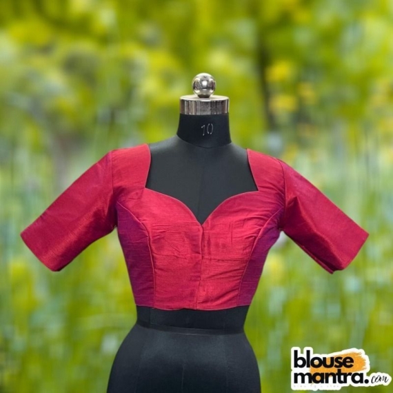 Bluish Pink Raw Silk Glass Sleeve