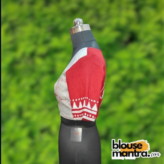 White Batic | Durga Hand Paint Glass Sleeve