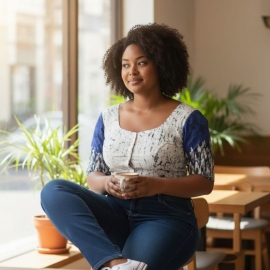 Violet Batic | Eagle Hand Paint Glass Sleeve