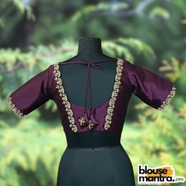 Wine Samu | Golden Kolka Ari Embroidary Glass Sleeve