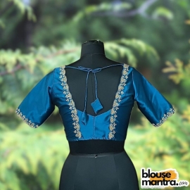 Firoza Samu | Golden Kolka Ari Embroidary Glass Sleeve