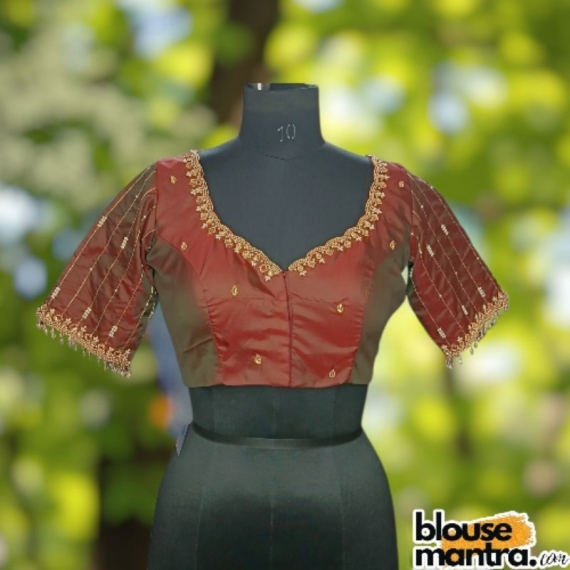 Brown Dual Prothoma Silk | Stripe Moti On Sleeve Glass Sleeve