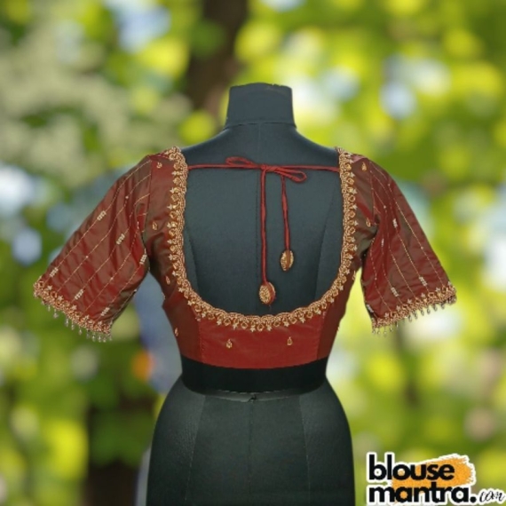 Brown Dual Prothoma Silk | Stripe Moti On Sleeve Glass Sleeve