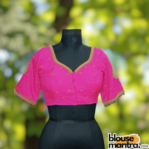 Neon Pink Prothoma Silk | Circle Ari Glass Sleeve