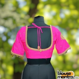 Neon Pink Prothoma Silk | Circle Ari Glass Sleeve