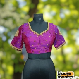 Purple Prothoma Silk | Circle Ari Glass Sleeve