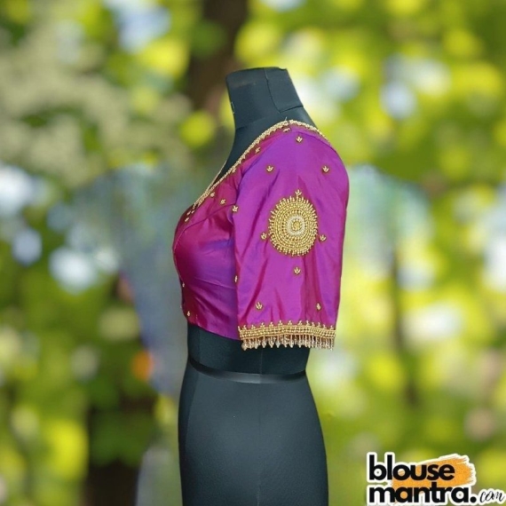 Purple Prothoma Silk | Circle Ari Glass Sleeve