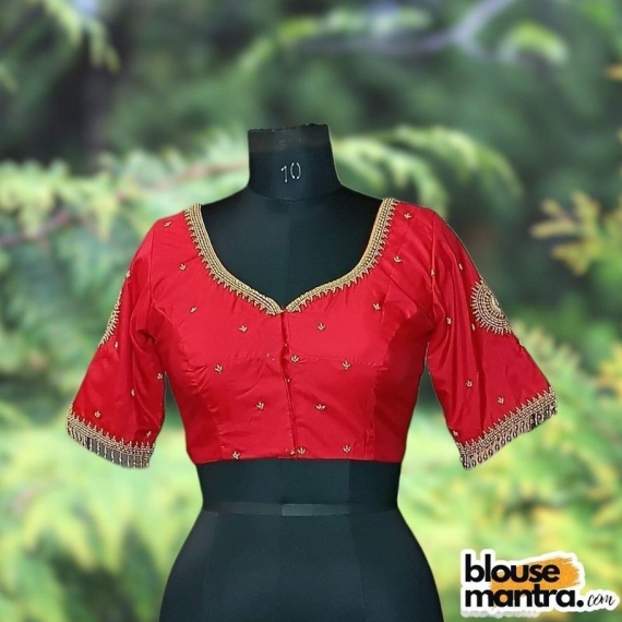 Red Prothoma Silk | Circle Ari Glass Sleeve