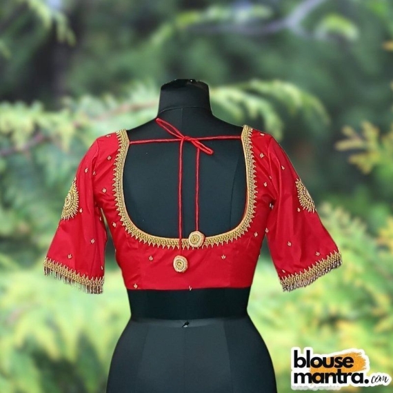 Red Prothoma Silk | Circle Ari Glass Sleeve