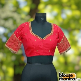 Red Prothoma Silk | Jitter Sleeve Glass Sleeve