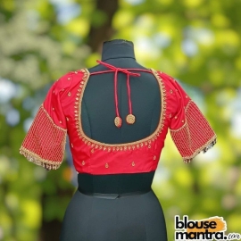 Red Prothoma Silk | Jitter Sleeve Glass Sleeve