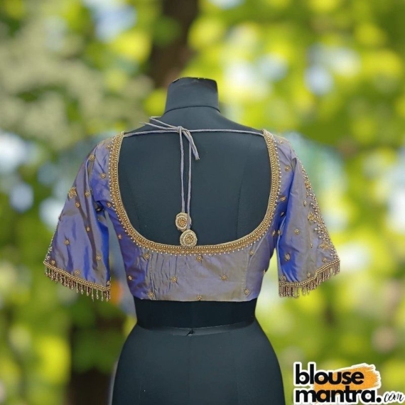 Violet Dual Prothoma Silk | Leaves On sleeves Glass Sleeve