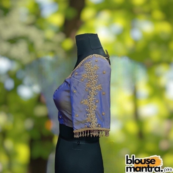 Violet Dual Prothoma Silk | Leaves On sleeves Glass Sleeve