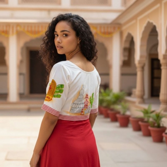 White Khadi | Topor & Gaach Kouto Glass Sleeve