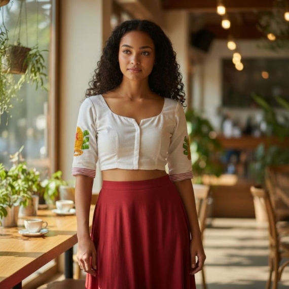 White Khadi | Topor & Gaach Kouto Glass Sleeve