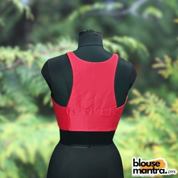  Pink Raw Silk | Razor Cut Sleeveless