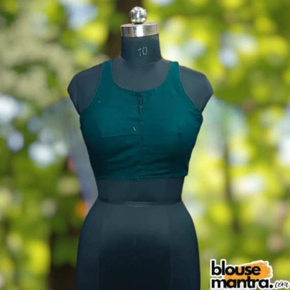  Blackish Green Khadi | Razor Cut | Hand Embroidery