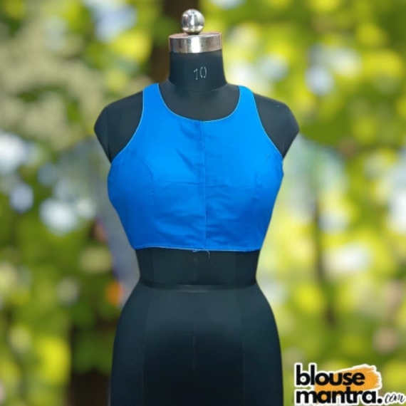 Sky Blue Khadi | Razor Cut | Hand Embroidery
