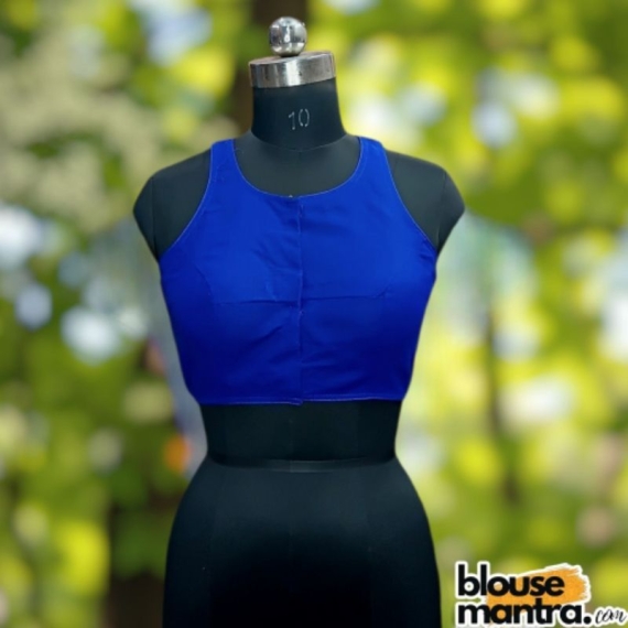 Royal Blue Blue Khadi | Razor Cut | Hand Embroidery