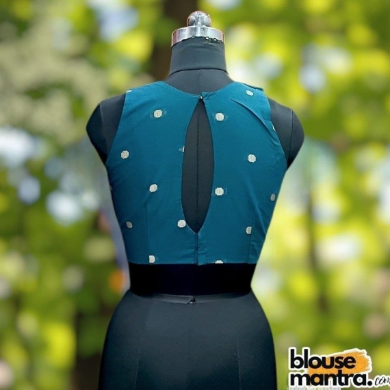Blackish Green Mangal Giri | Front small V Cut | Back Oval Cut Sleeveless