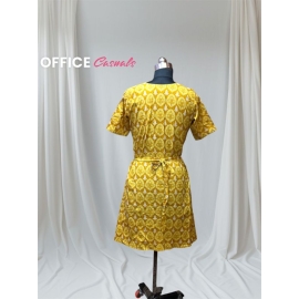 2095 Yellow short dress