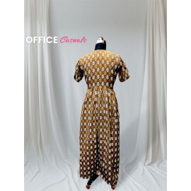 Office Casual Dress With Belt